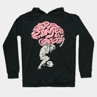 Atlas Holding A Brain - Overthinker Hoodie